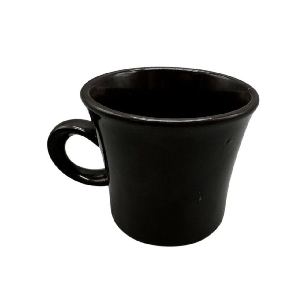 Vintage Franciscan Madeira Dark Brown Ceramic handle Coffee Mug cup 3x4" READ